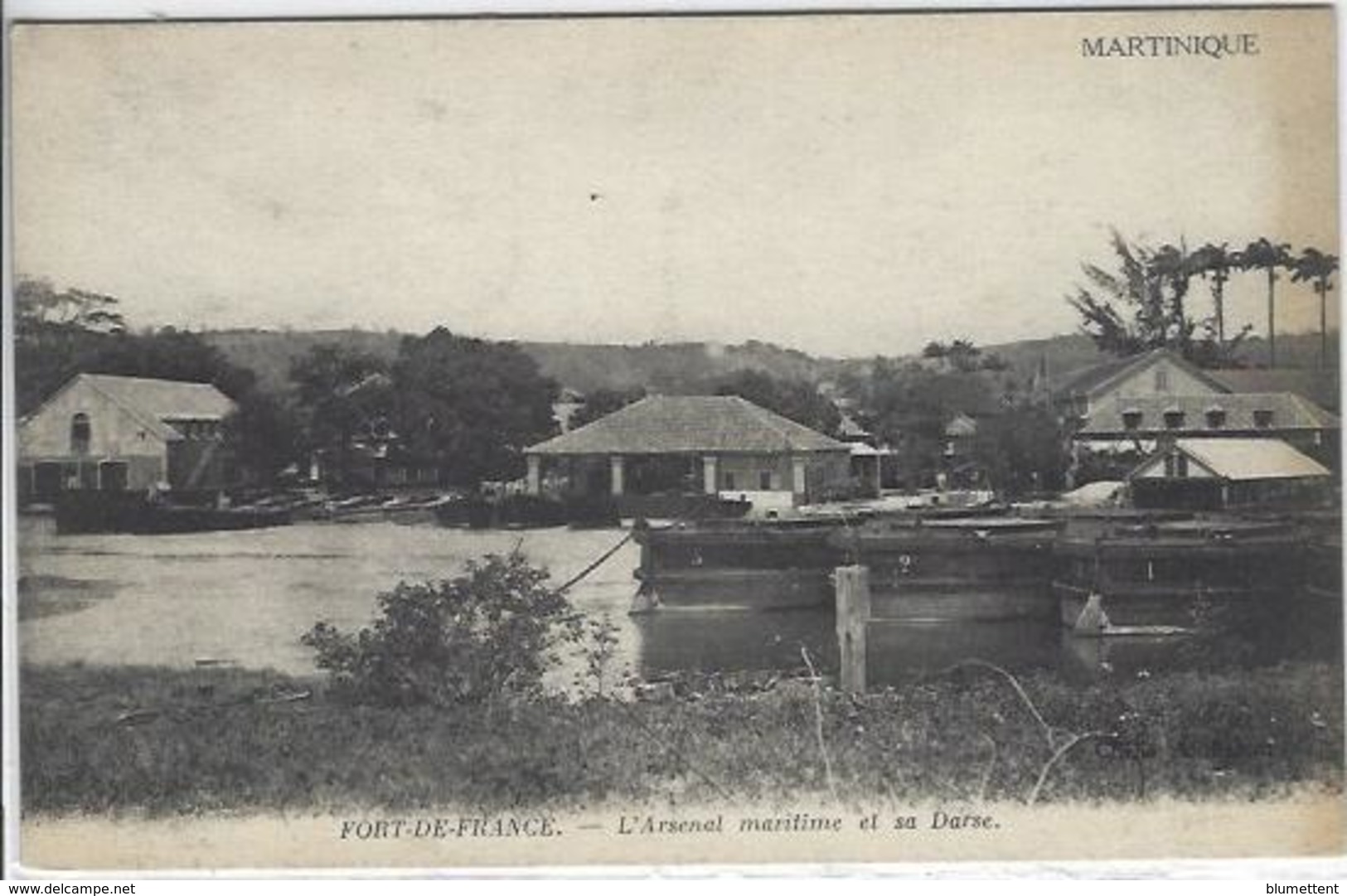 CPA Martinique Fort De France Non Circulé - Fort De France