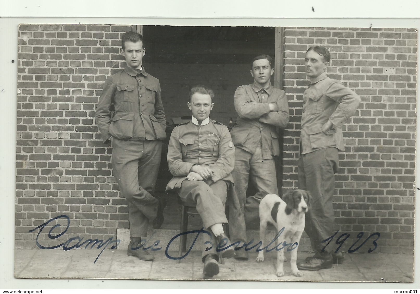 Leopoldsburg Kamp Van Beverloo- Fotokaart Soldaten - Leopoldsburg (Camp De Beverloo)