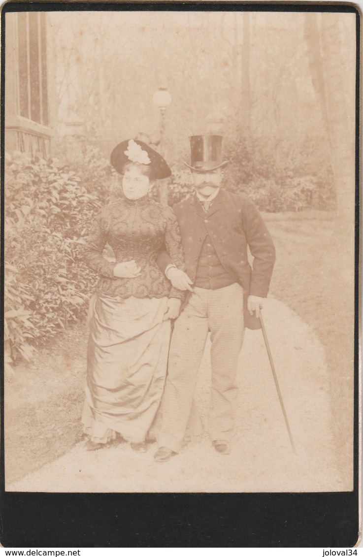 Photo N° 13 - Portrait Couple -  Format 11 X 16 Cm - Anciennes (Av. 1900)