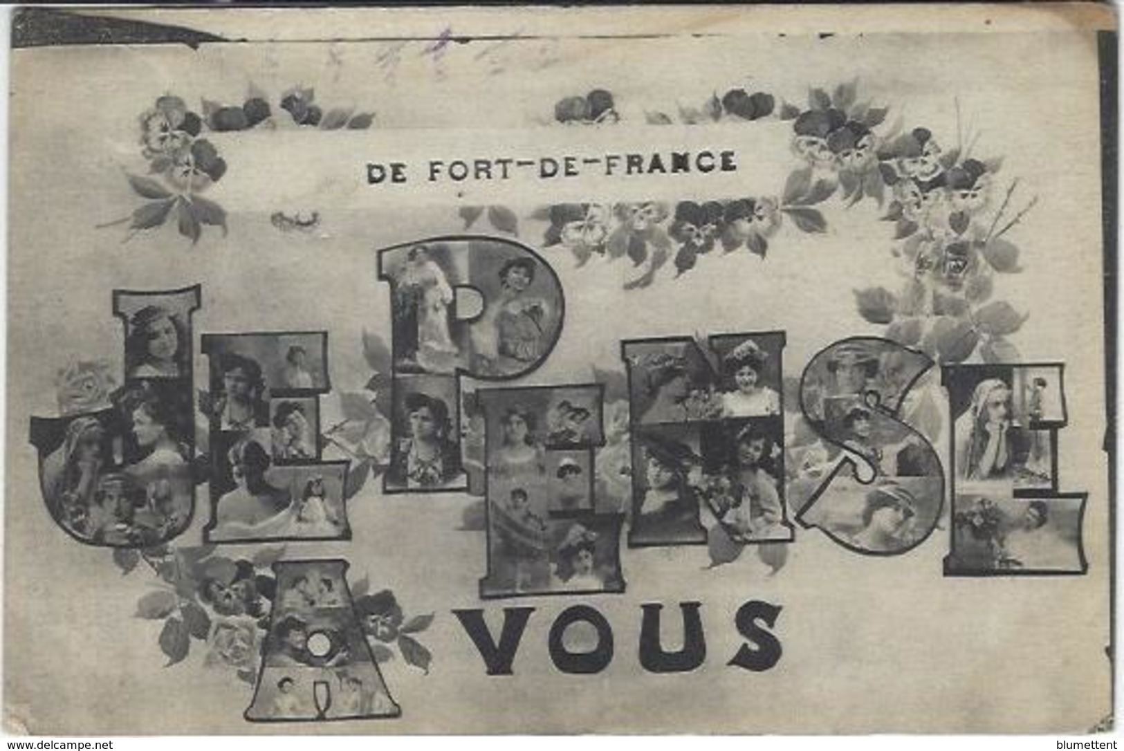 CPA Martinique Fort De France écrite - Fort De France
