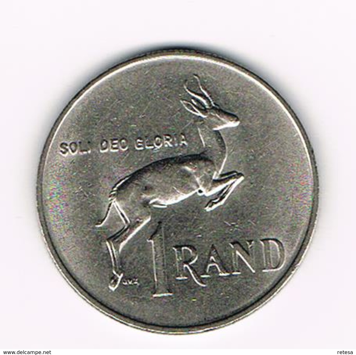 &-   ZUID AFRIKA  1 RAND 1988 - Afrique Du Sud