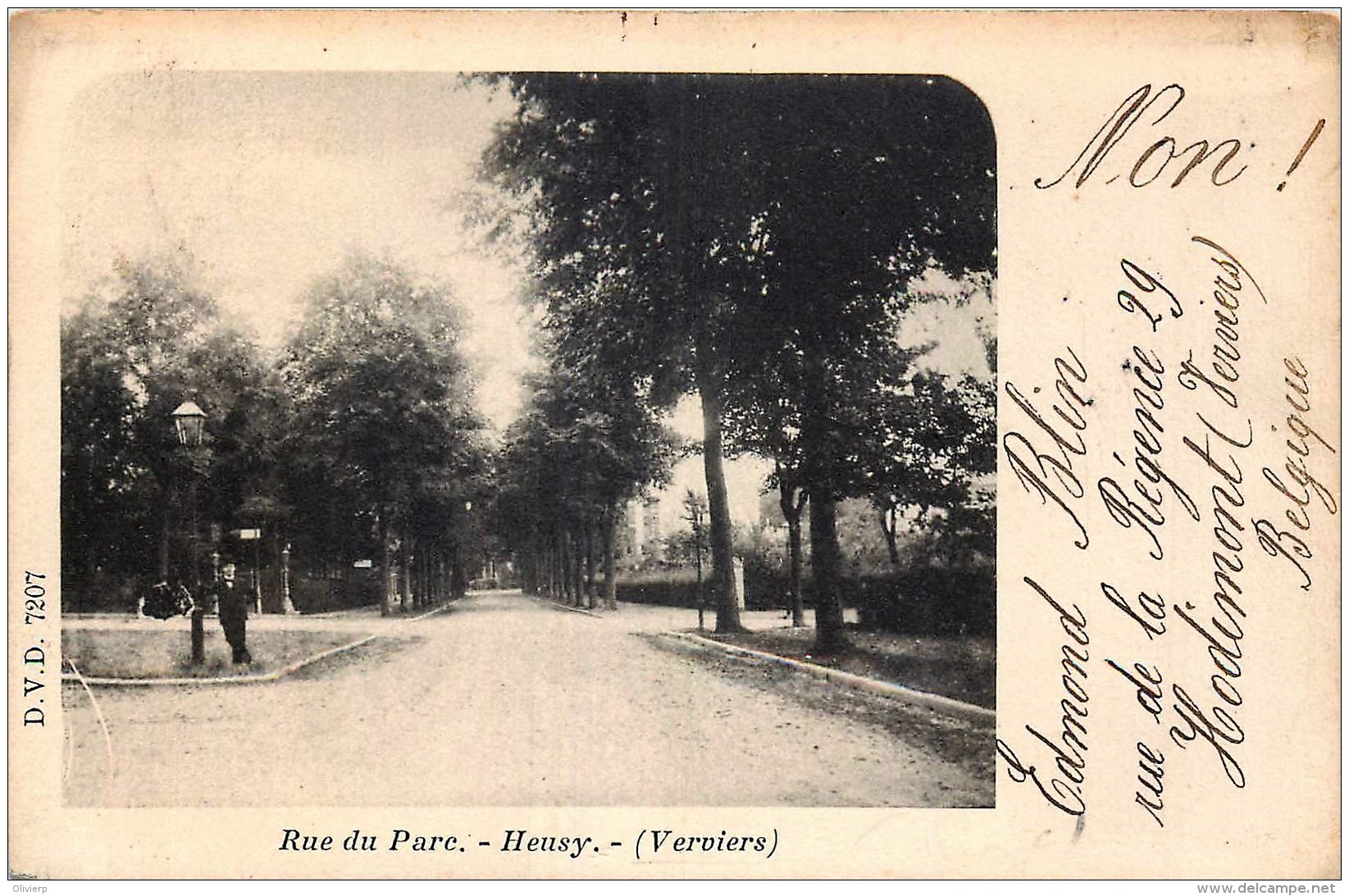 Verviers - Heusy - Rue Du Parc - D.V.D. N° 7207 - Verviers