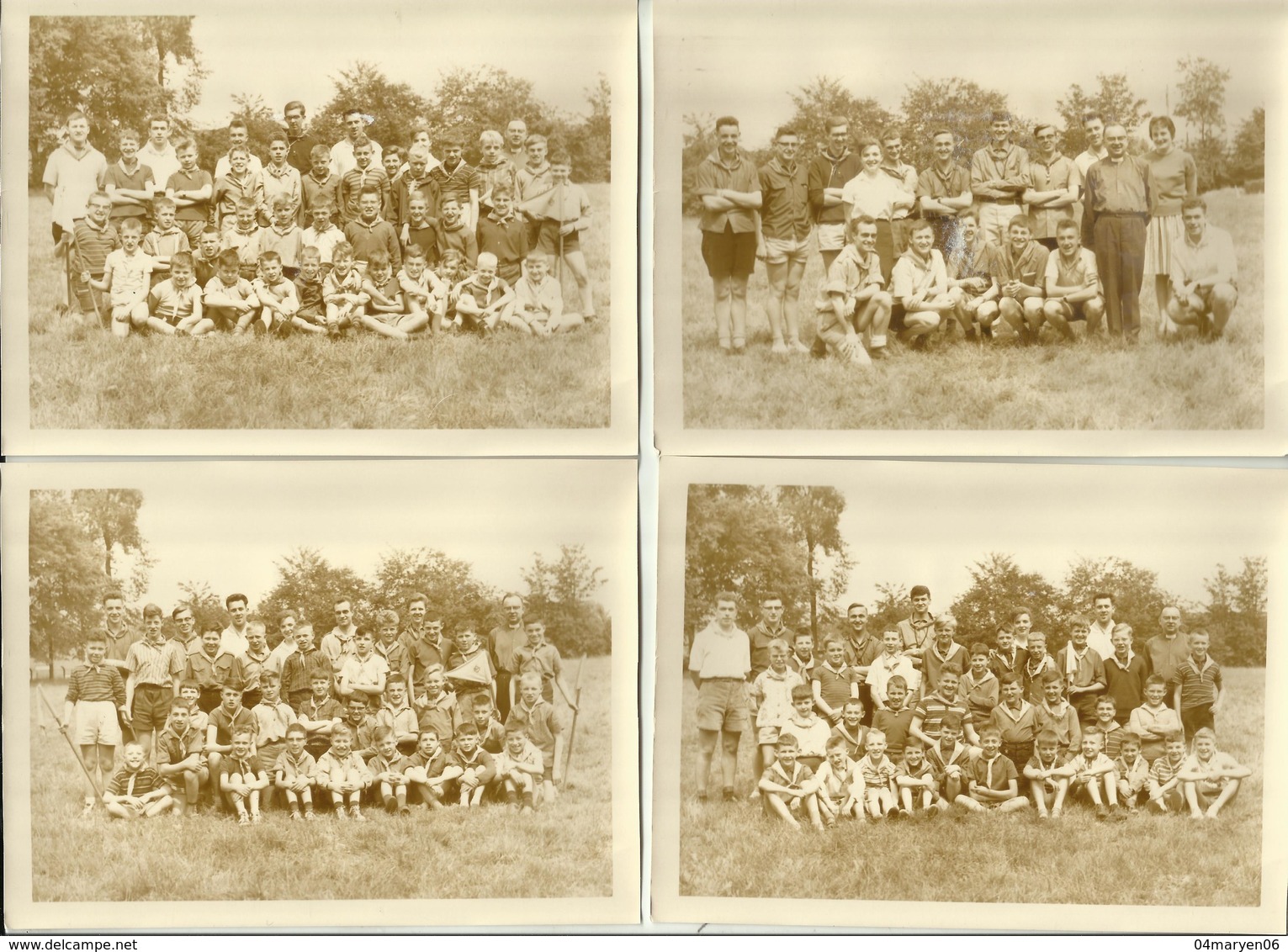 -  ** 5 X FOTO  - Verbond ROESELARE     ** --""Scouts  Of  Andere Jeugdgroep ""02/07/1964 - Roeselare