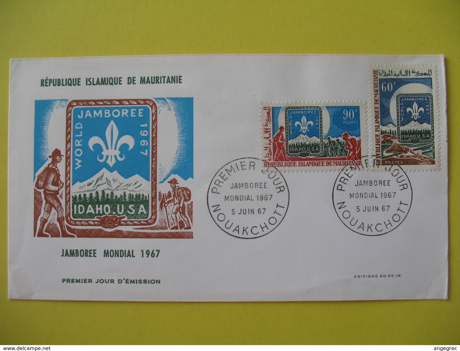 FDC  1967    Mauritanie   -  Nouakchott     à Voir - Mauritanie (1960-...)