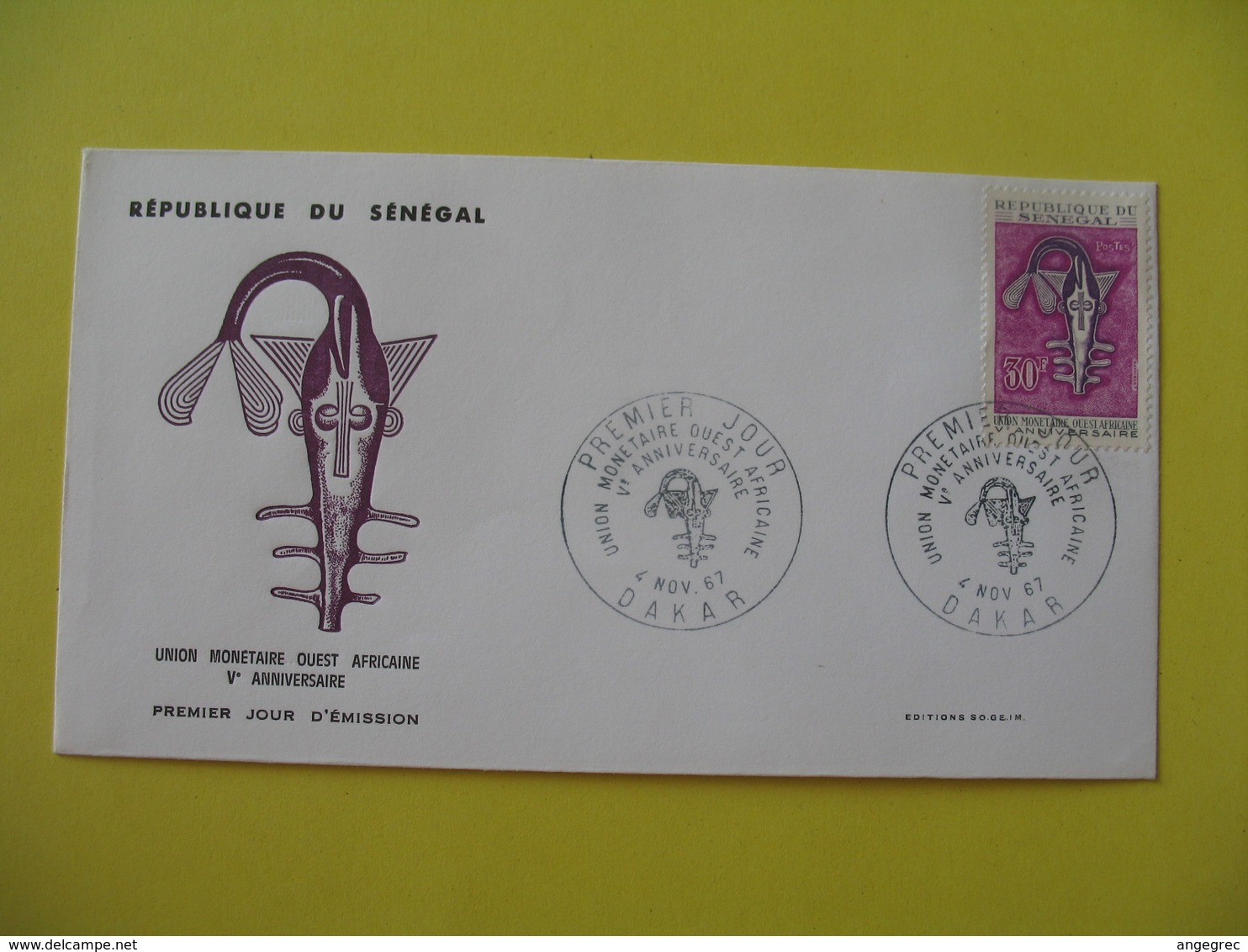 FDC  1967    Haute-Volta   -  Ouagadougou     à Voir - Haute-Volta (1958-1984)