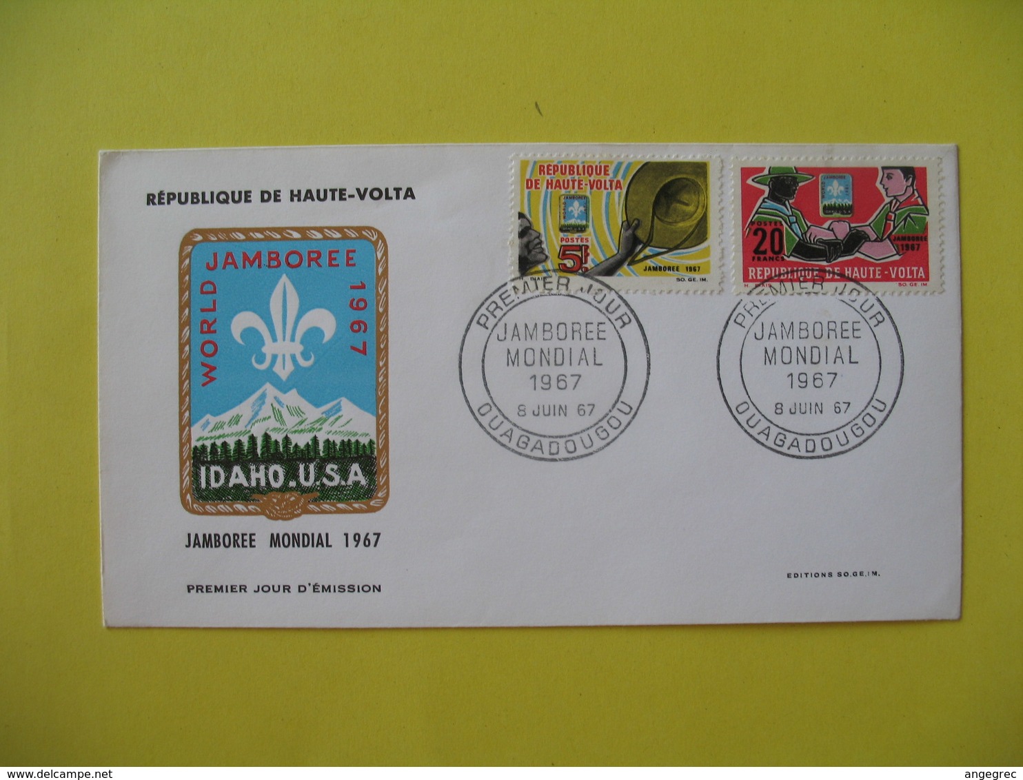 FDC  1967    Haute-Volta   -  Ouagadougou     à Voir - Haute-Volta (1958-1984)