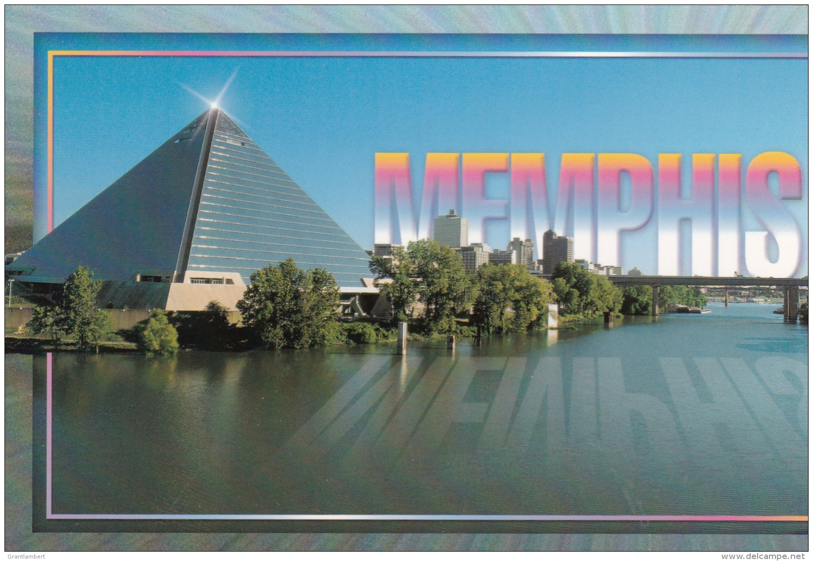 The Memphis Pyramid And Downtown Harbour, Tennessee, Unused - Memphis