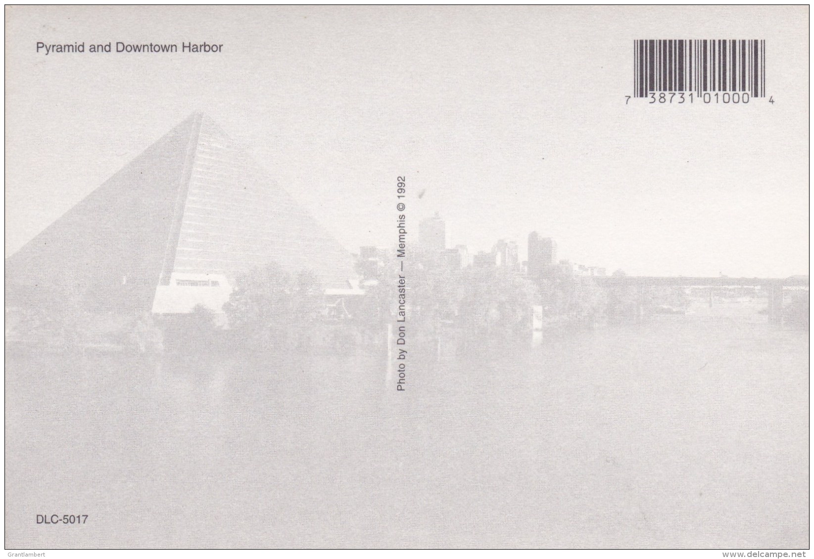 The Memphis Pyramid And Downtown Harbour, Tennessee, Unused - Memphis
