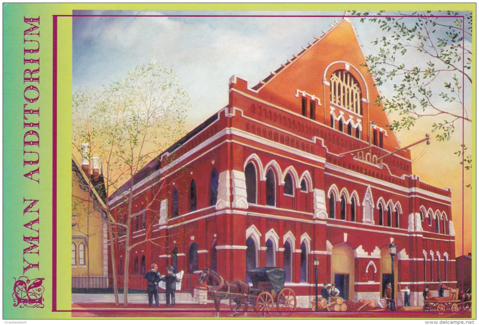 Ryman Auditorium, Music City - Nashville, Tennessee, Unused - Nashville