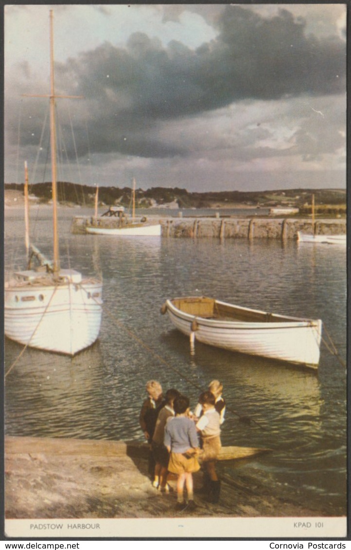 Padstow Harbour, Cornwall, 1953 - Jarrold Postcard - Other & Unclassified