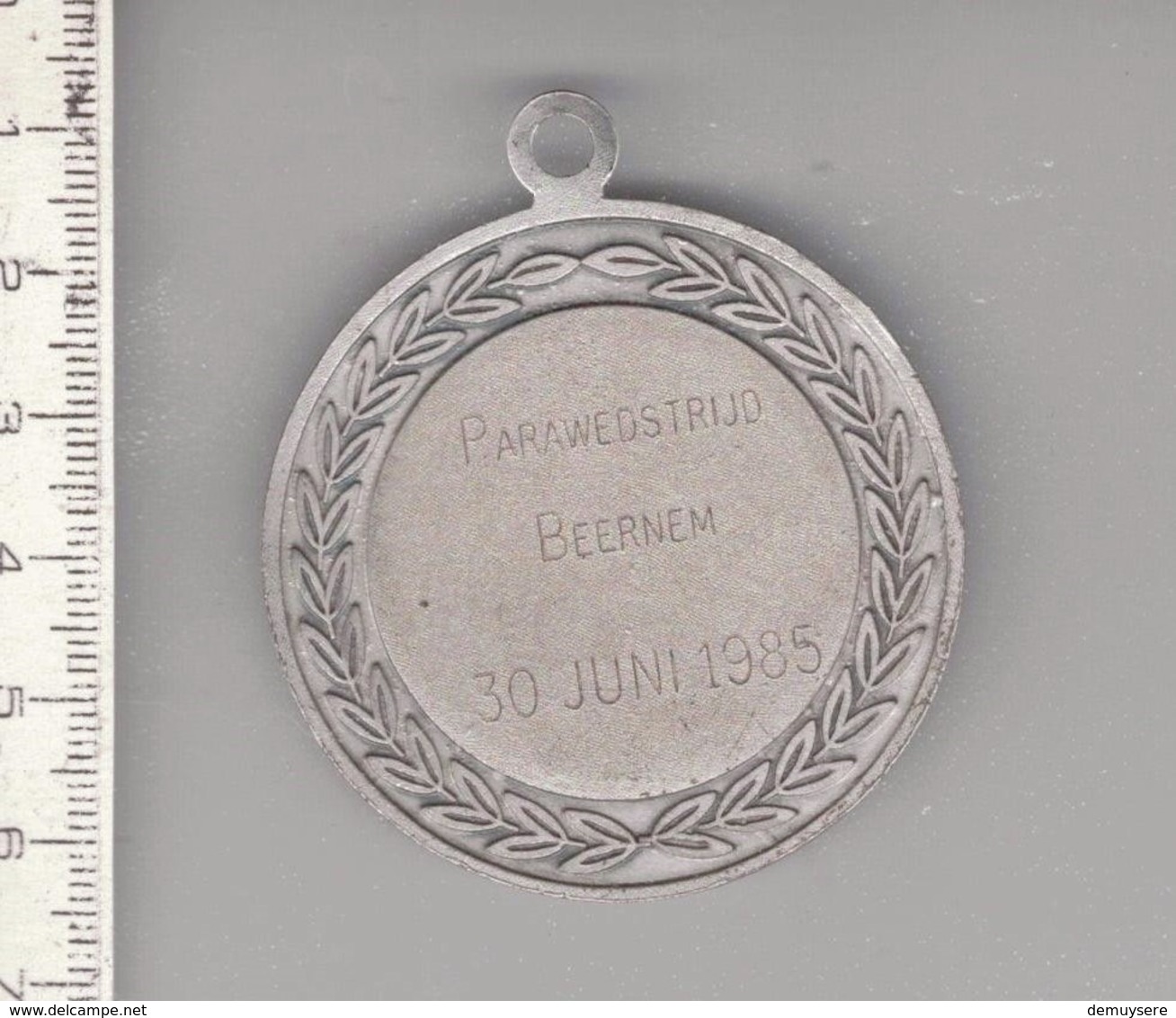 Sport 028 - Medaille Parawedstrijd Beernem 1985 - Parachutting