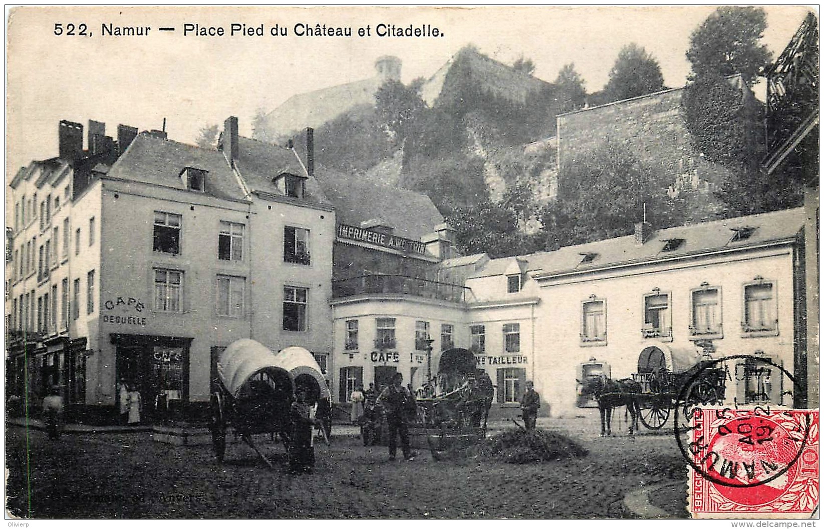 Namur - Les Attelages Place Pied Du Chateau - Namur