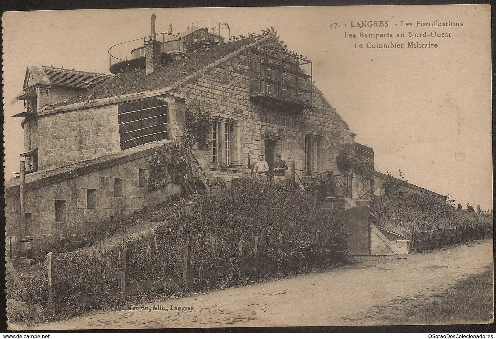 CPA France - Langres - Les Fortifications - Les Remparts Au Nord-Ouest - Le Colombier Militaire (Ed. Mongiu) - PostCard - Langres