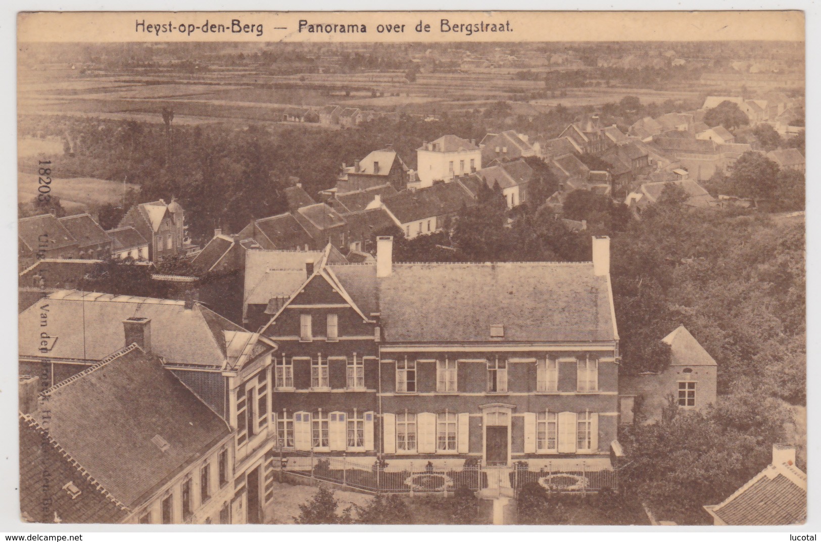 Heist Op Den Berg - Panorama Over De Bergstraat - 1911 - Uitg. Léon Van Den Broeck Nr 18203 - Heist-op-den-Berg