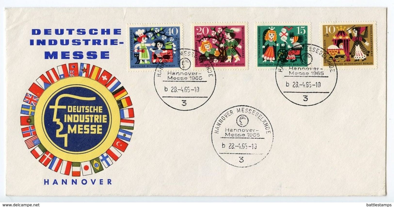 Germany, West 1965 Hannover - German Industrial Fair Cover - Brieven En Documenten