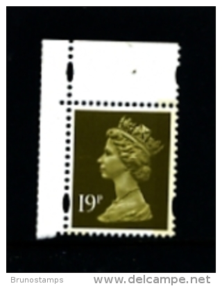 GREAT BRITAIN - 1994  MACHIN  19p.  RB  LITHO QUESTA  MINT NH  SG Y1771a - Machins