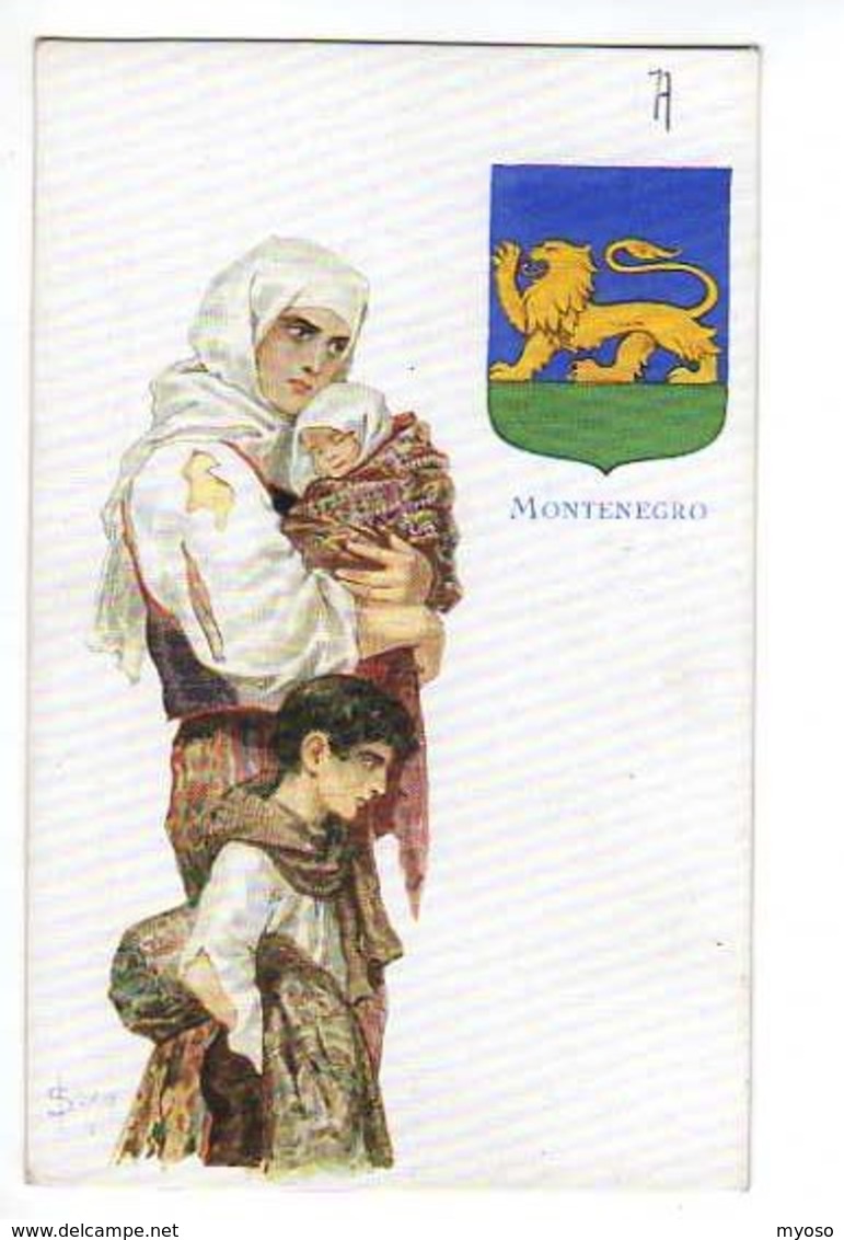 Guerre Europeenne De 1914 1919 Edition Patriotique S Solomko Les Nations  Martyres Montenegro - Guerra 1914-18