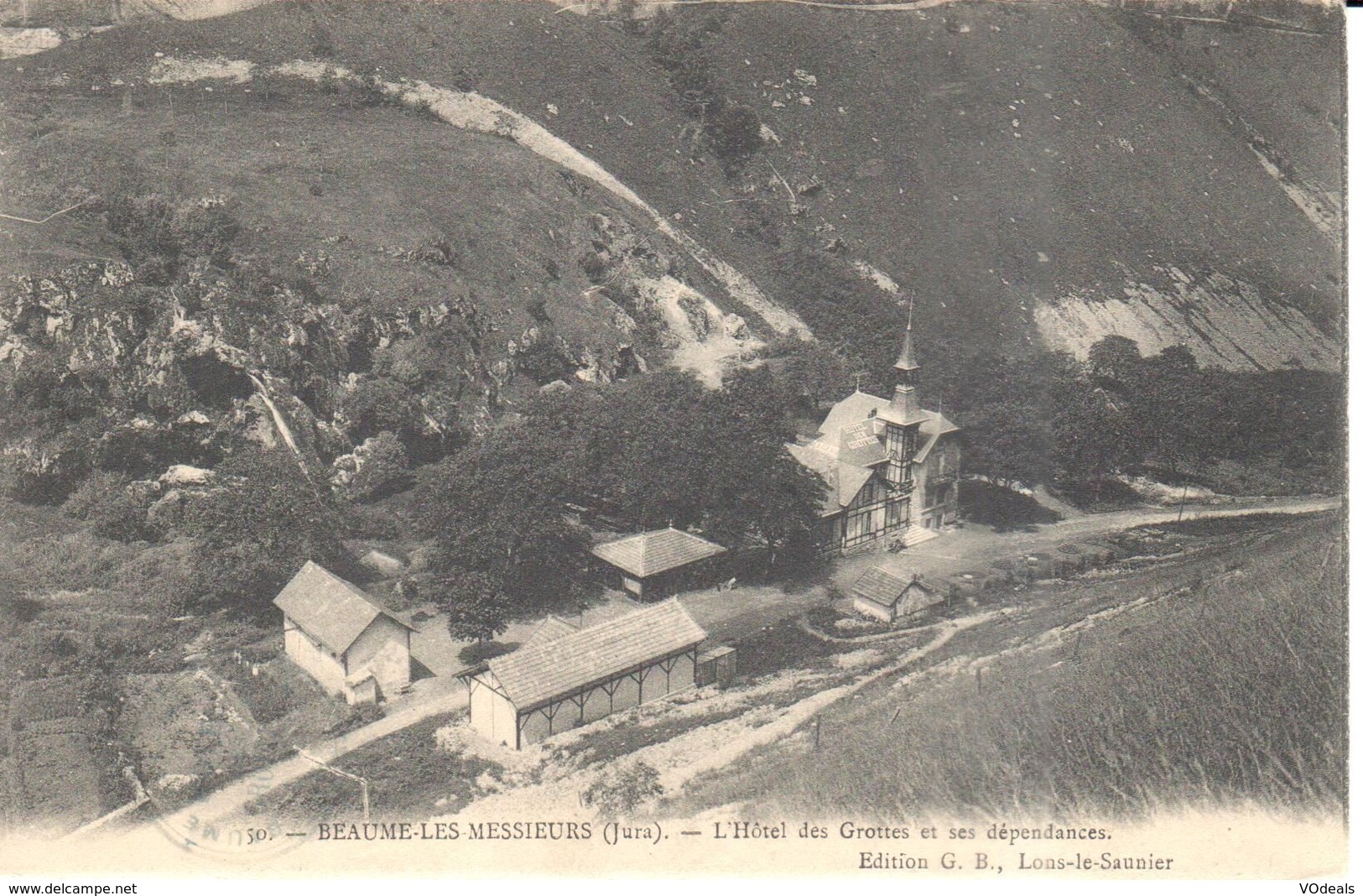 (39) Jura - CPA - Beaume-les-Messieurs - L'Hôtel Des Grottes Et Ses Dépendances - Baume-les-Messieurs