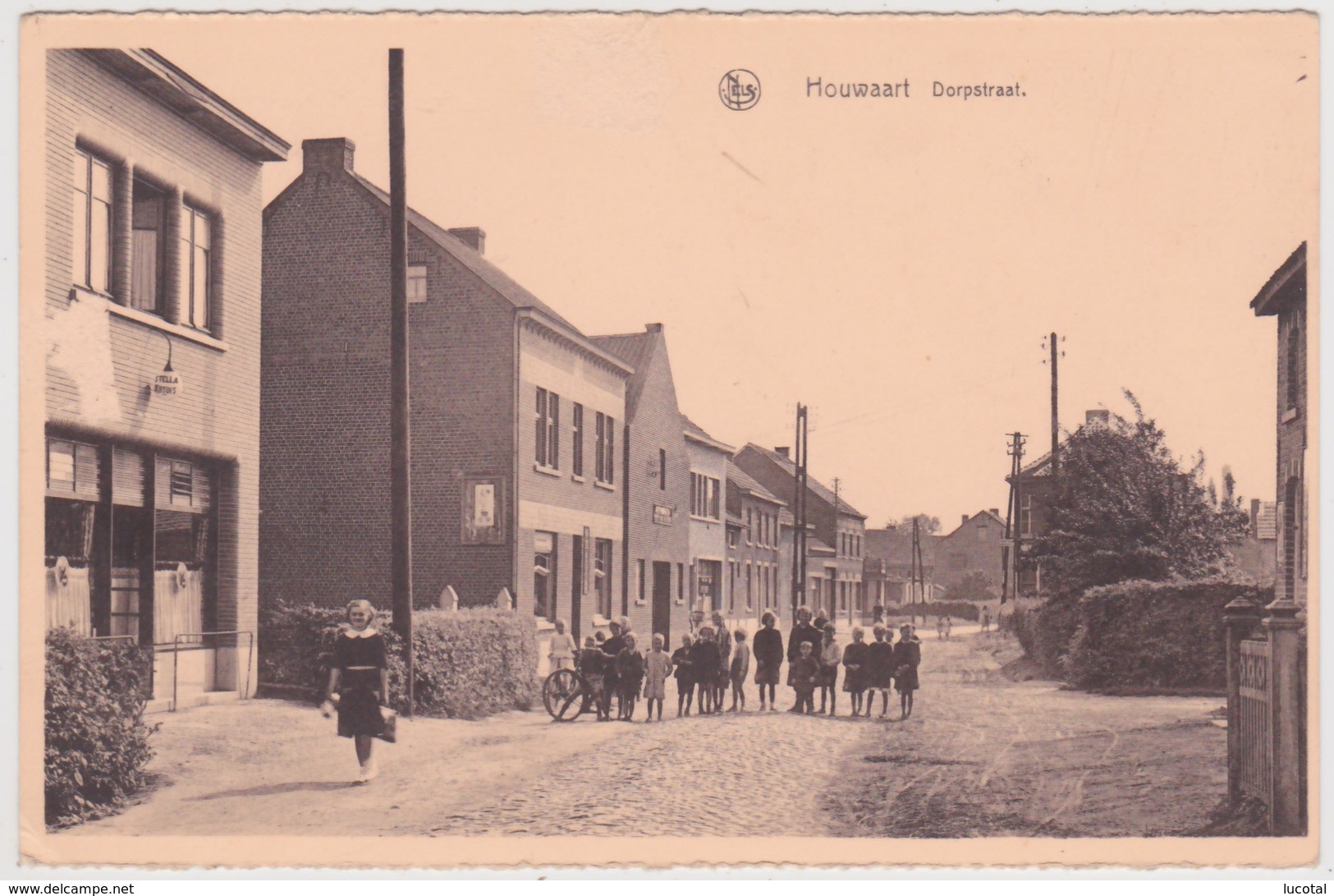 Houwaart - Dorpstraat - Uitg. Nels / A. Lontie-Vermeyen, Houwaart - Tielt-Winge