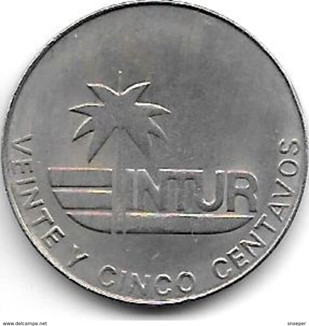 Cuba 25 Centavos 1981  Km 417  Xf+ - Cuba