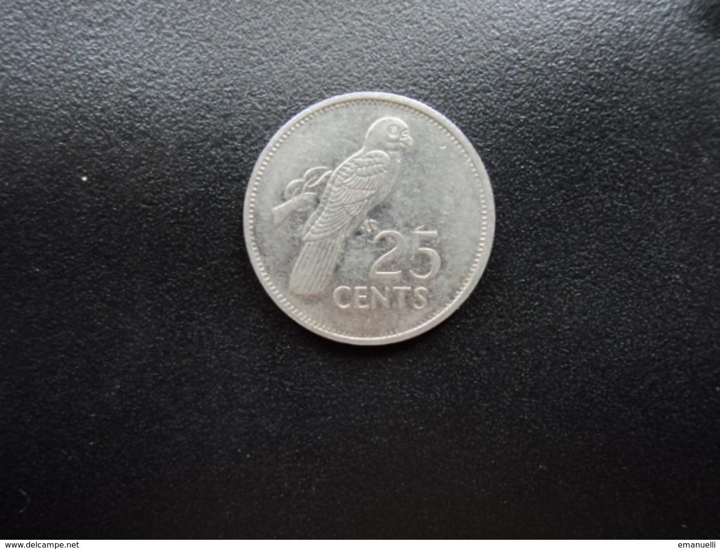 SEYCHELLES : 25 CENTS  1993 PM   KM 49.3     SUP - Seychelles