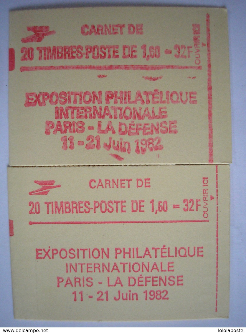 FRANCE -Carnets N° 2187 C4b Point Sur X (cote 60€ ) Et N° 2184 C4 Daté Variété Ondulation Du Texte De La Couverture RARE - Autres & Non Classés