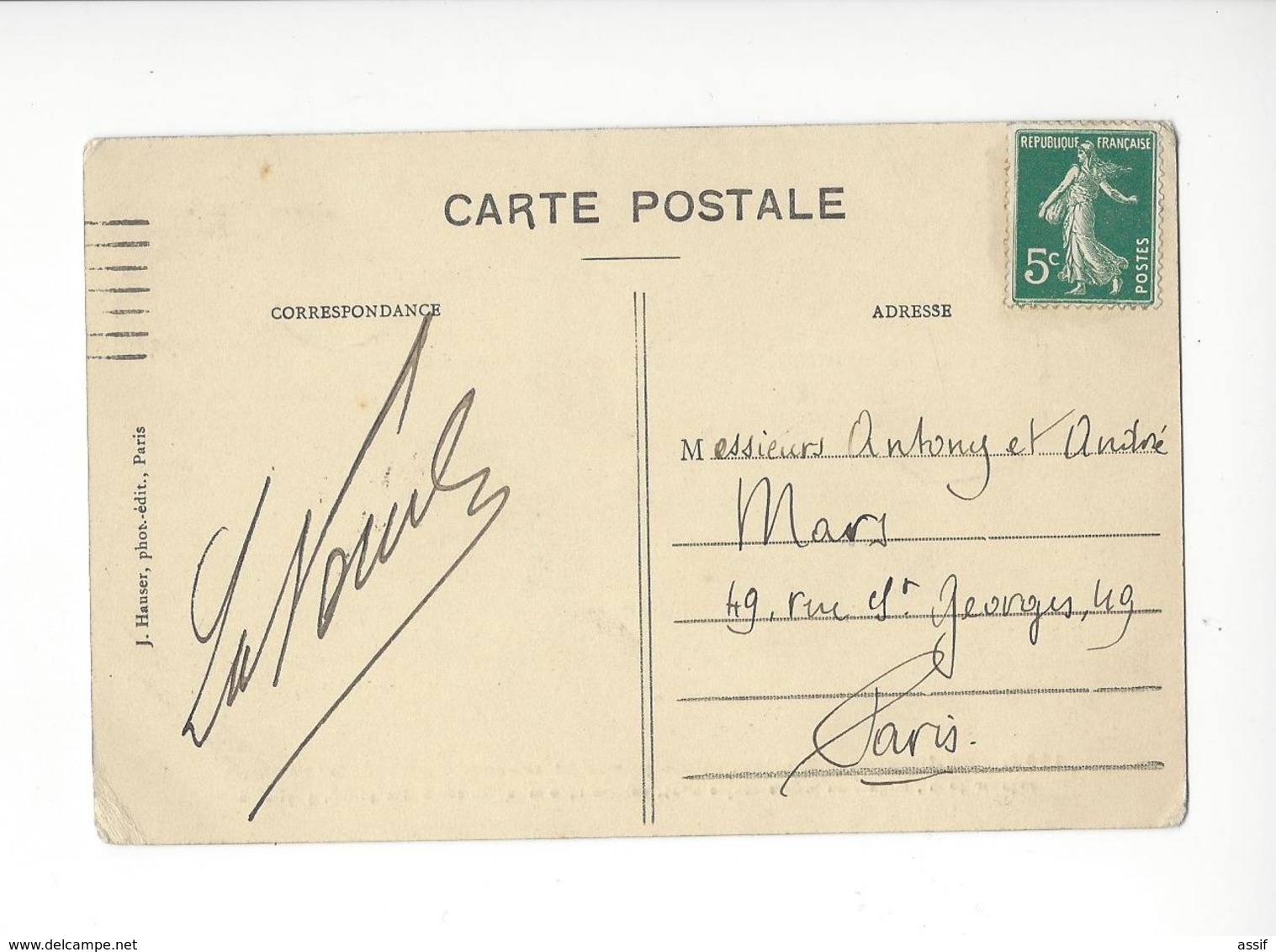 DE LA VAUX AUTOGRAPHE ORIGINAL AUTOGRAPH AVIATION AVIATEUR /FREE SHIPPING REGISTERED - Aviateurs