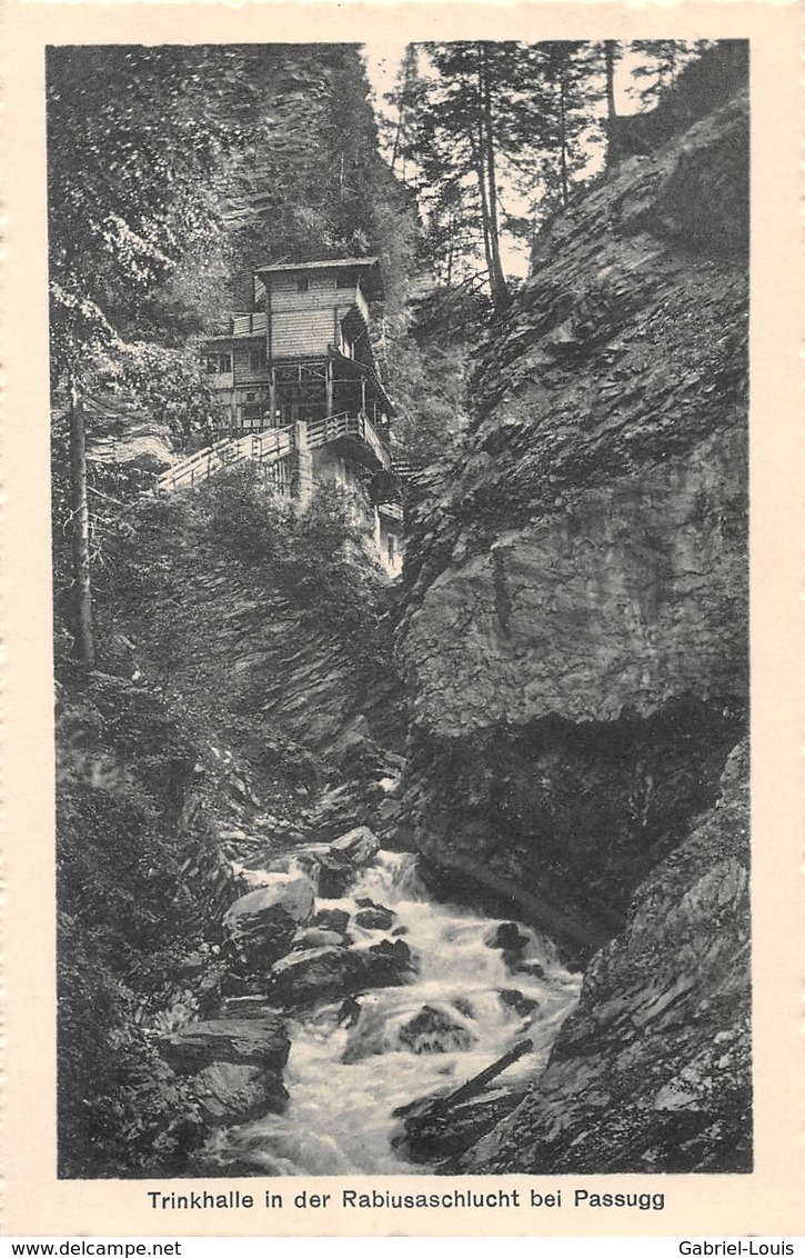 Trinkhalle In Der Rabiusasaschlucht Bei Passugg - Non Circulé - Trin