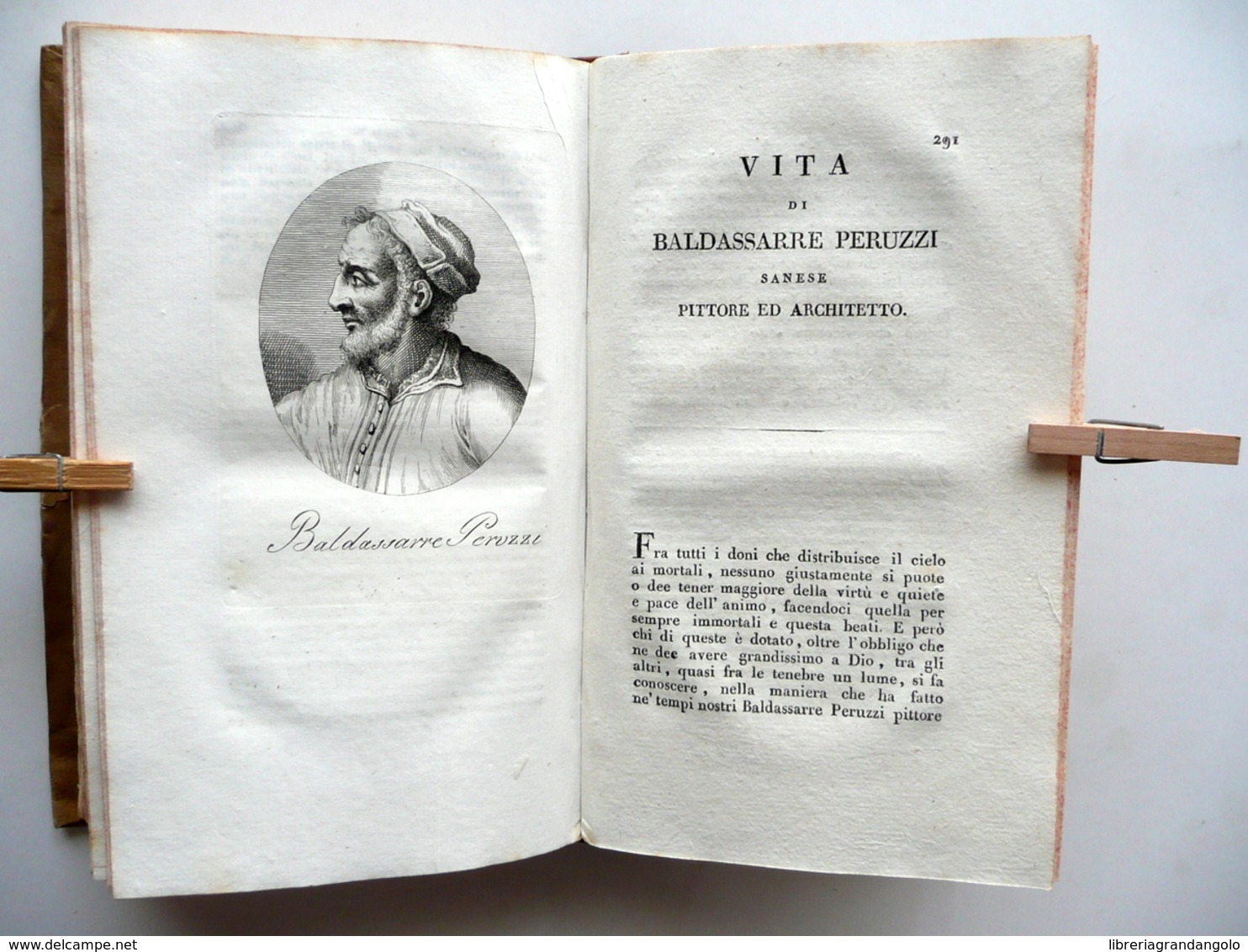 Giorgio Vasari Vite dei Pittori Scultori Architetti Vol. VIII 1810 Raffaello