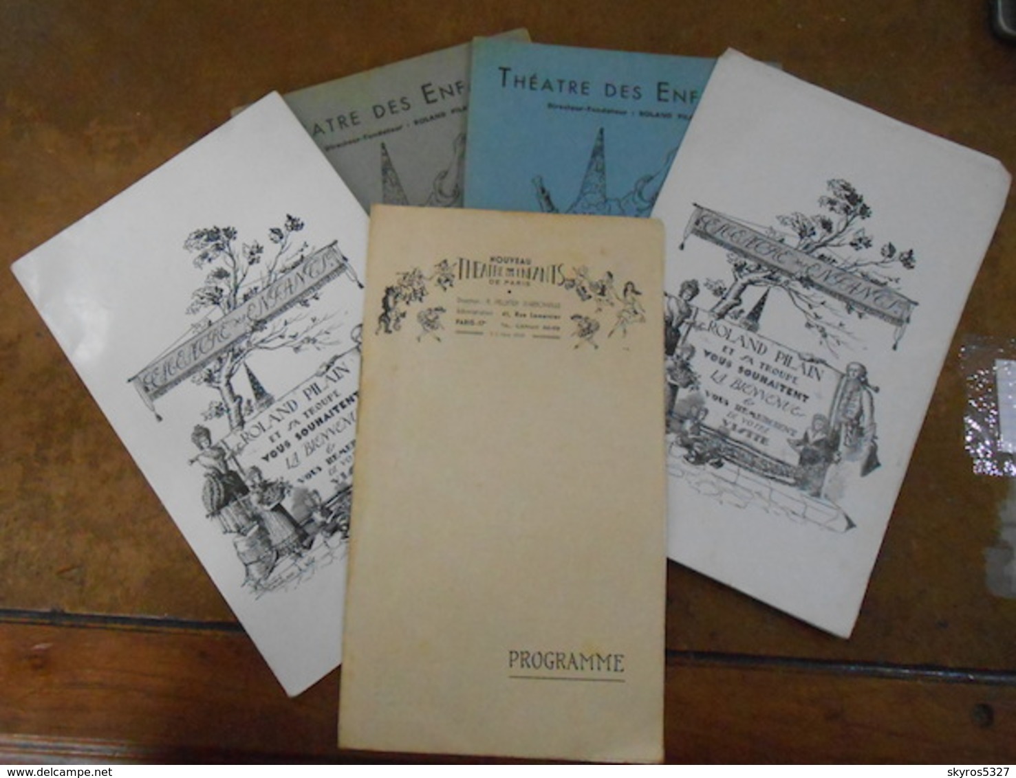 Programmes Théâtre Des Enfants Roland Pilain - Programmes