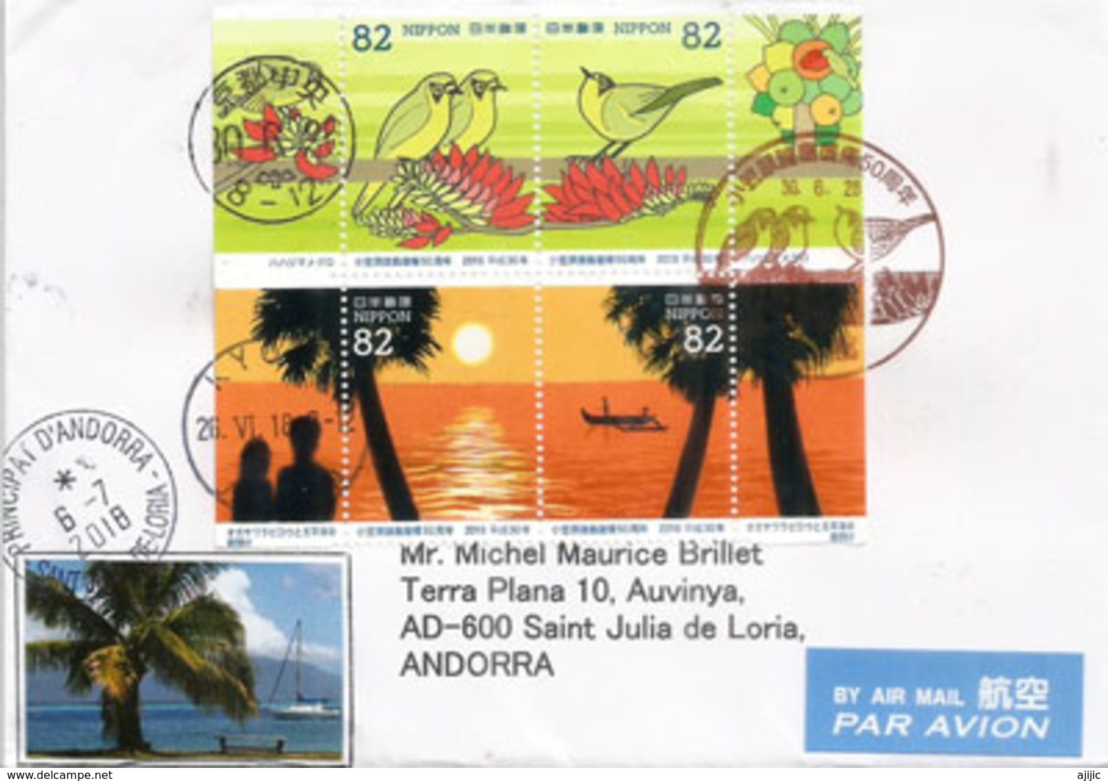 "The Galápagos Of The Orient" Ogasawara Islands,returned To Japanese Control In 1968. 50th Anniversary.Cover To Andorra - Autres - Océanie