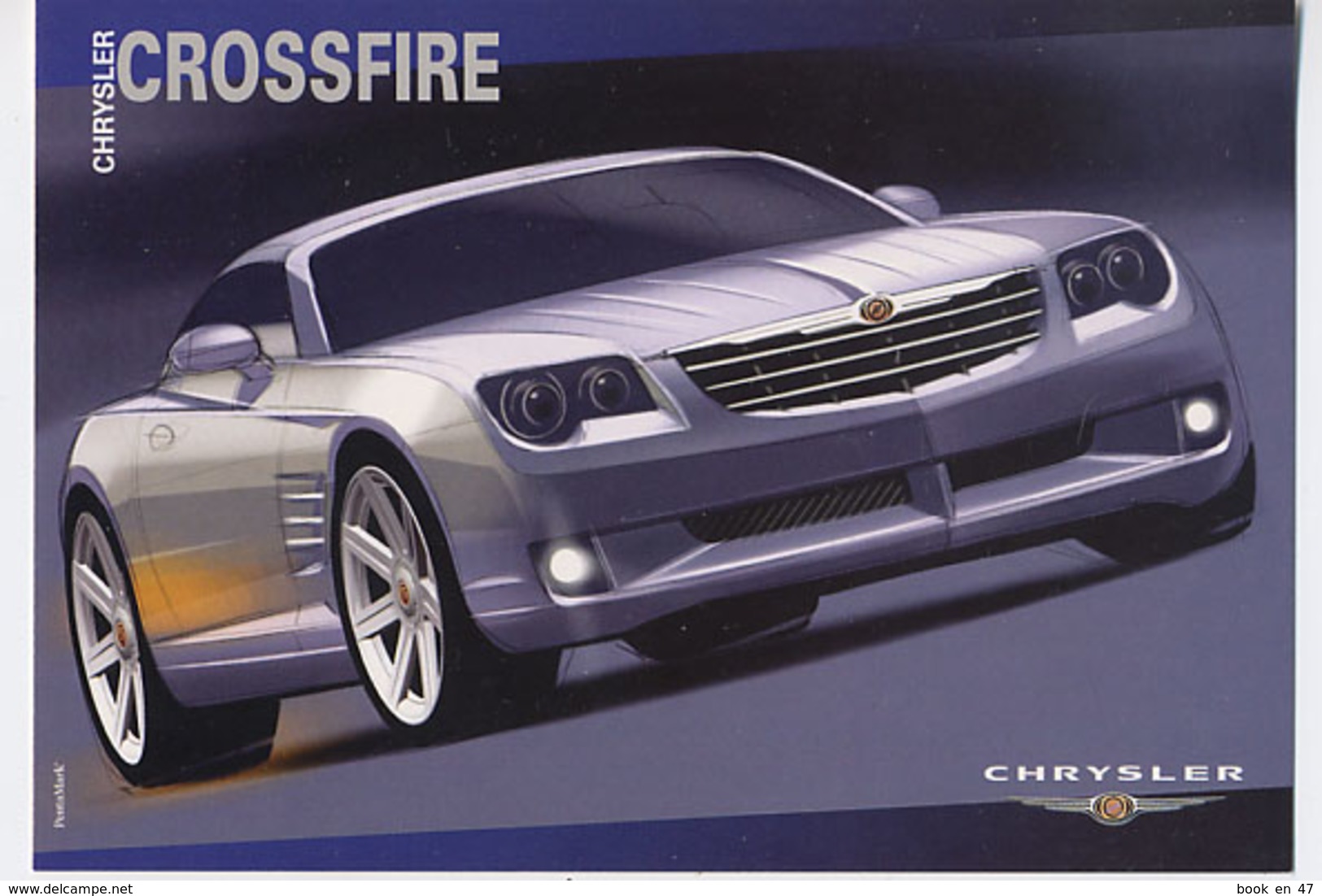 {05834} Carte Postale " Chrysler Crossfire " . TBE.   " En Baisse " - Voitures De Tourisme