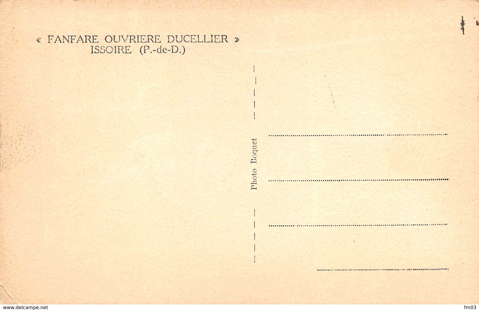 Issoire Fanfare Ouvrière Ducellier - Issoire