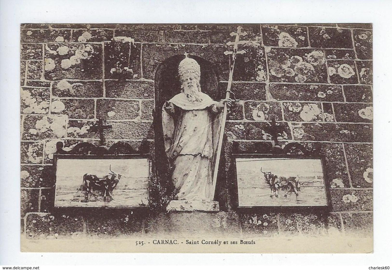 CPA Carnac Saint Cornély Et Ses Boeufs 525 Légende Religion - Carnac