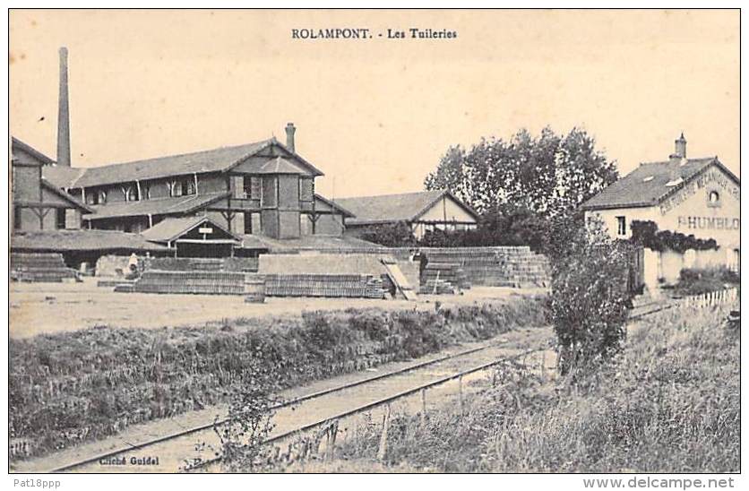 METIERS - INDUSTRIE - 52 - ROLAMPONT : Les Tuileries  ( Dont HUMBLOT ) - CPA - Usine Entreprise Factory - Haute Marne - Industrie