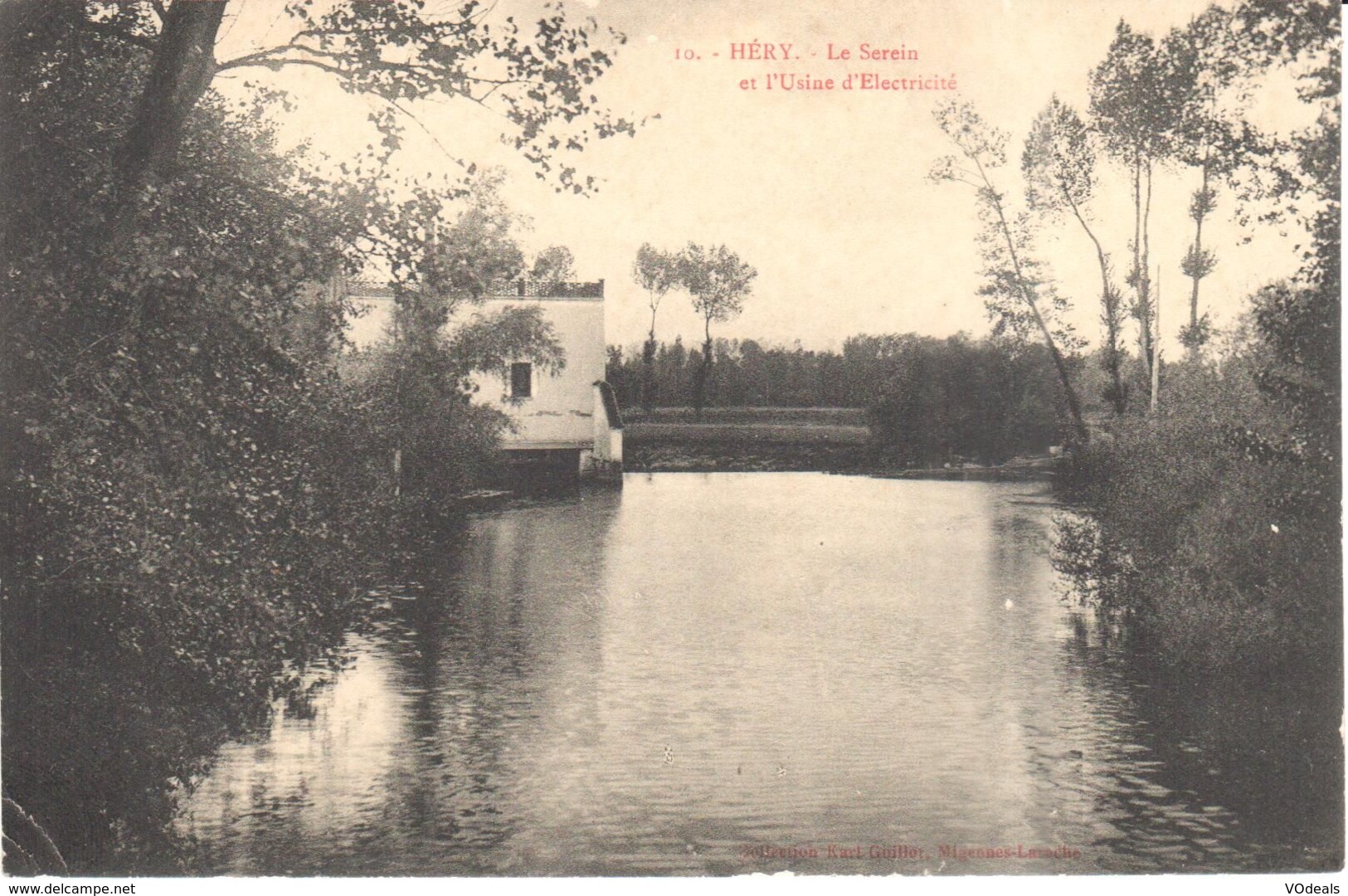 (89) Yonne - CPA - Héry - Le Serein Et L'usine D'Electricité - Hery