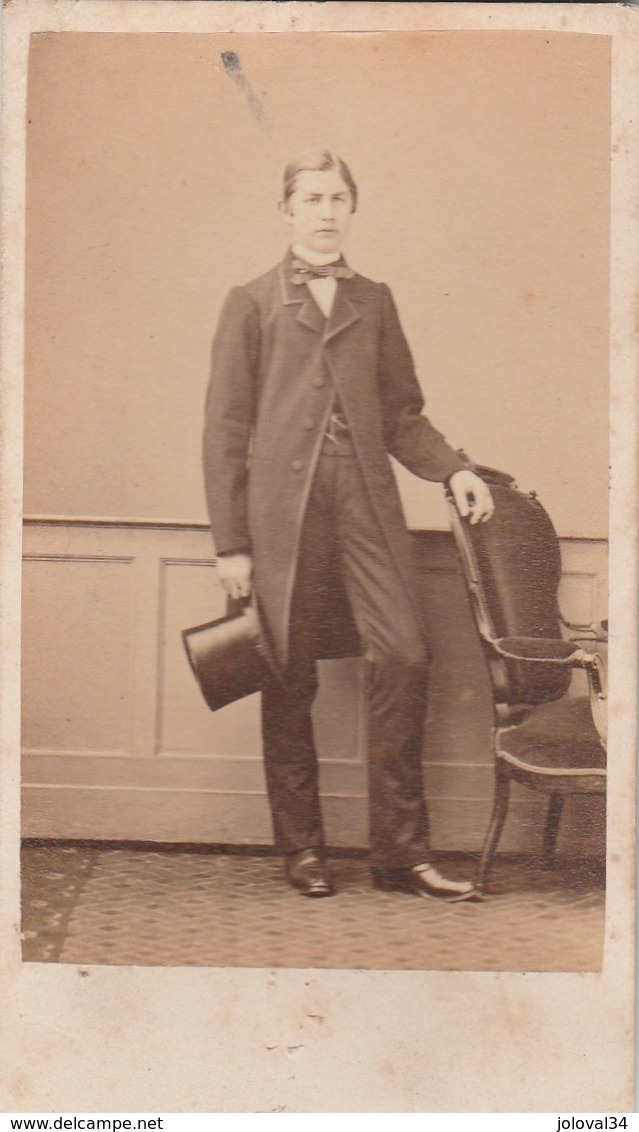 Photo Carte De Visite N° 1 - Mayer Pierson & Mulnier Bruxelles - Léopold Van Eersel Jeune - Old (before 1900)