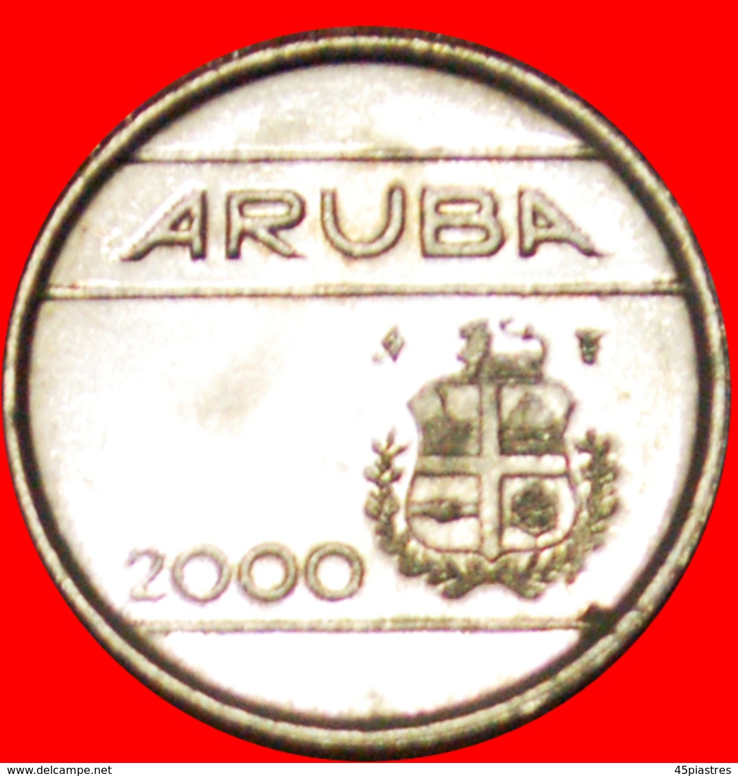 * NETHERLANDS: ARUBA ★ 5 CENTS 2000 MINT LUSTRE LOW START ★ NO RESERVE! - Aruba