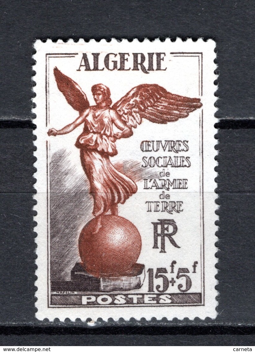 ALGERIE N° 307   NEUF SANS GOMME COTE 1.50€ OEUVRES ARMEE DE TERRE - Neufs