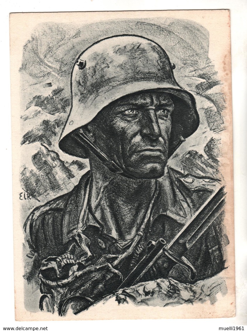 Nr.+  923,  " Front 1918 "   Von Elk Eber - Guerre 1914-18