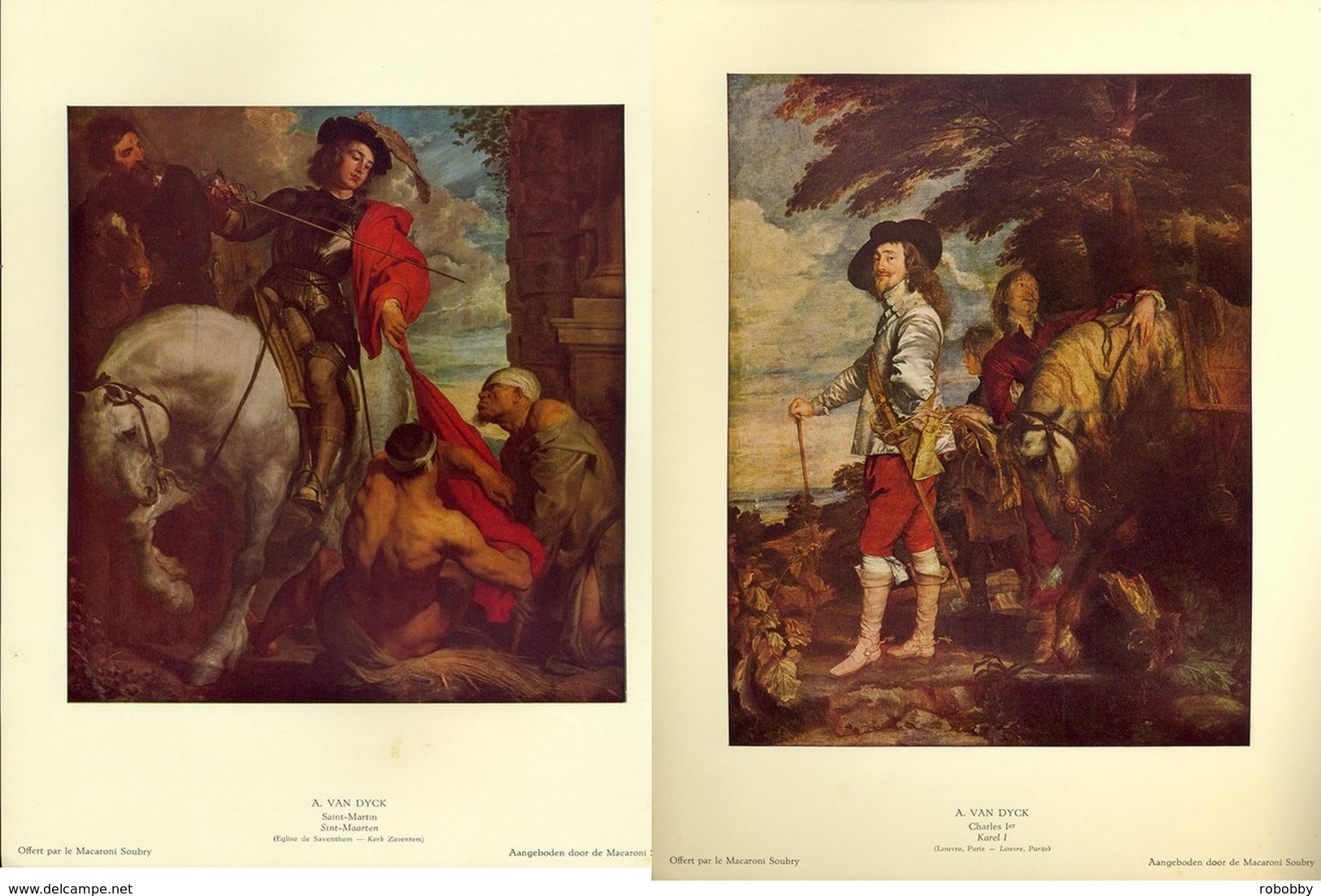 4 Reproductions De Van Dyck - Autres & Non Classés