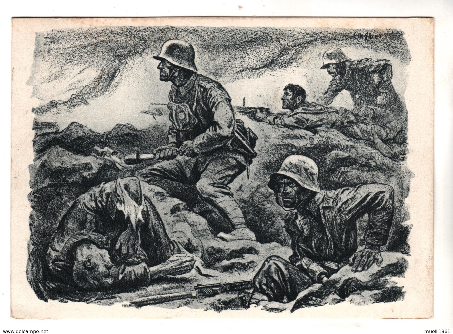 Nr.+  927,  " Sie Kommen "  Von Elk Eber - Guerre 1914-18