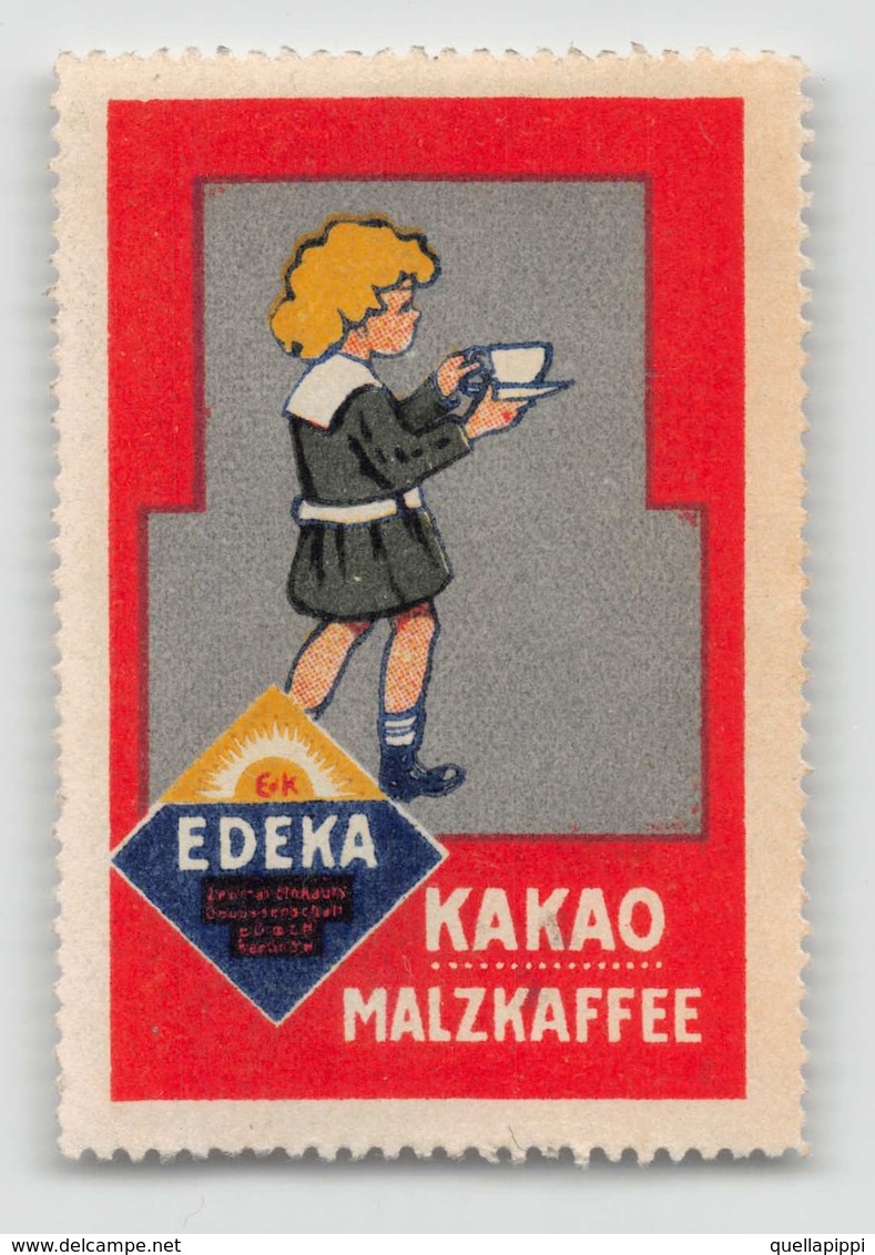 07949 "EDEKA - KAKAO / MALZKAFFEE" ERINNOFILO MAI APPLICATO - Erinnofilia