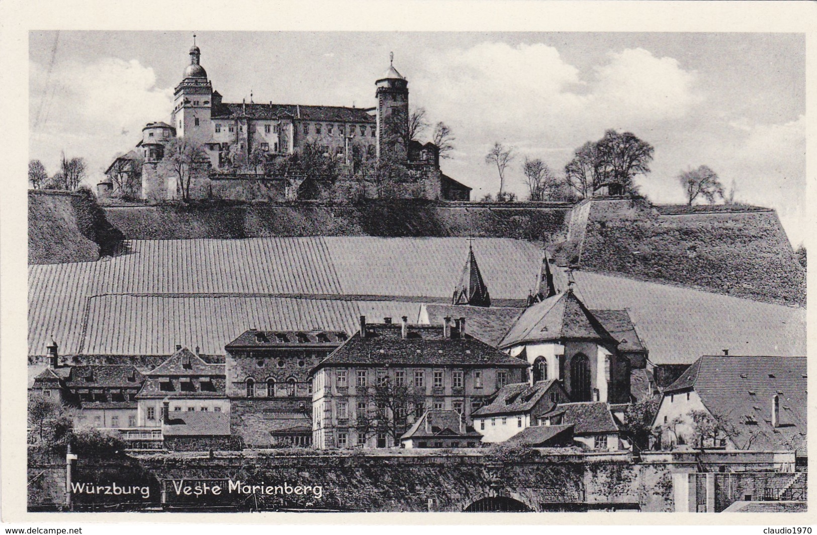 CARTOLINA - POSTCARD - GERMANIA - WUEZBURG - VESTE MARIENBERG - Wuerzburg