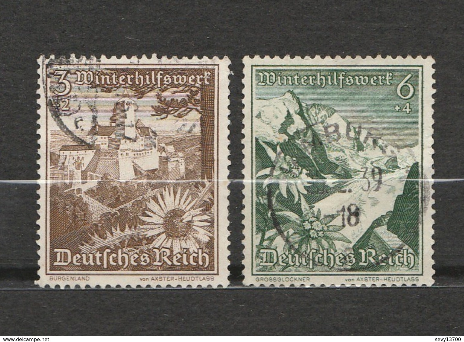 Lot 5 Timbres - Allemagne - Deutsches Reich - Winterhilfswert - Autres & Non Classés