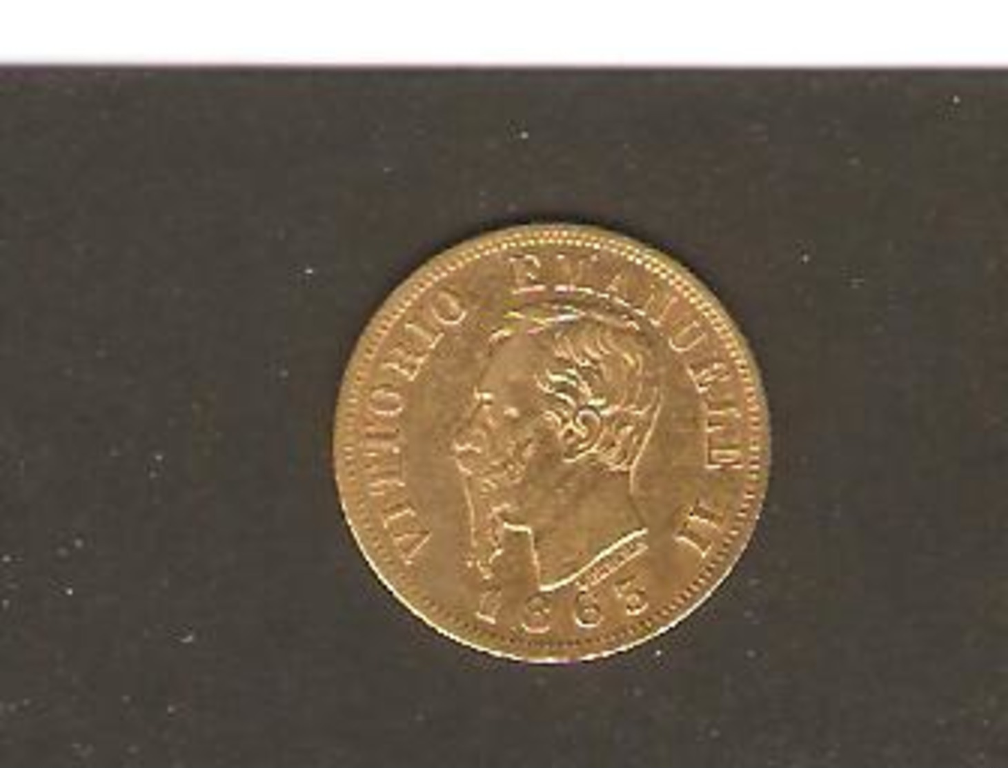 L.10 IN ORO - 1861-1878 : Victor Emmanuel II