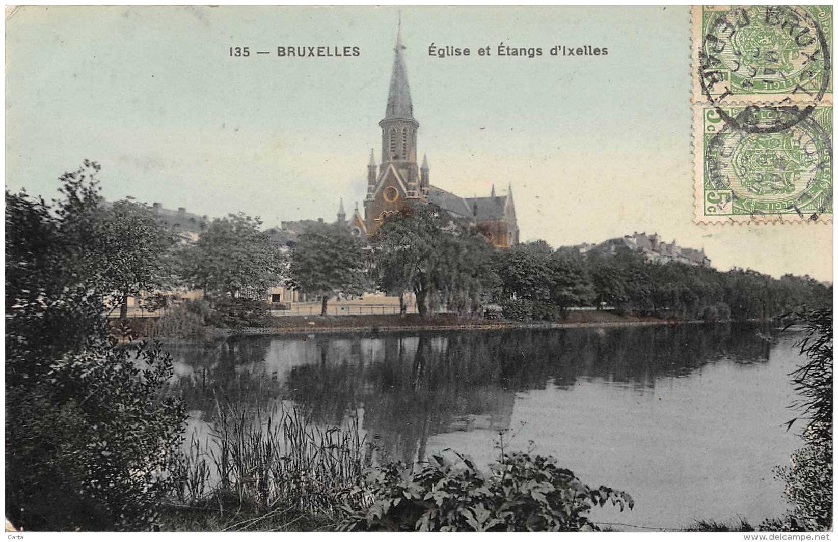 BRUXELLES - Eglise Et Etangs D'IXELLES - Ixelles - Elsene