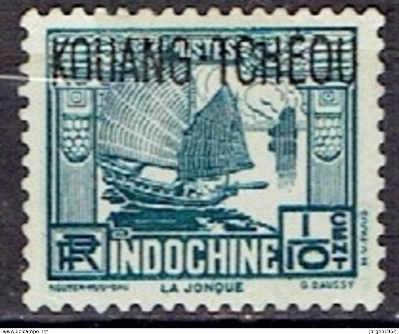 FRANCE  # KOUANG-TCHEOU FROM 1937 STAMPWORLD 97* - Usados