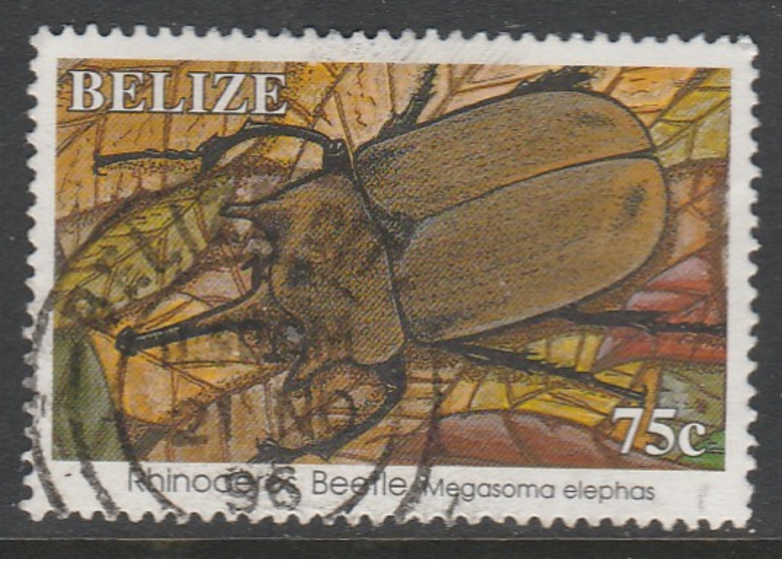 Belize 1995 -1996 Insects SW 849 O Used - Belize (1973-...)