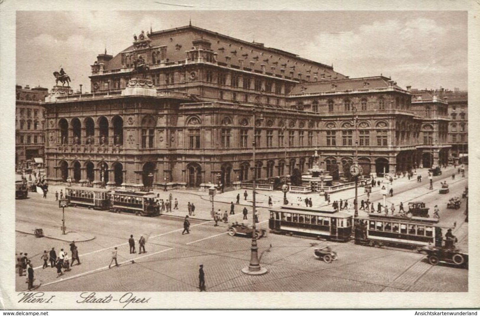 004070  Wien - Staats-Oper  1929 - Ringstrasse